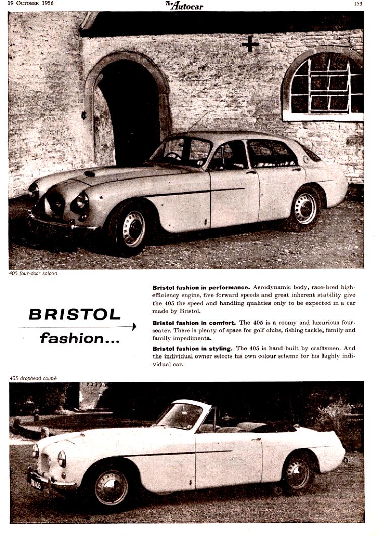 Bristol 405 Drophead Coupe 1954 #18