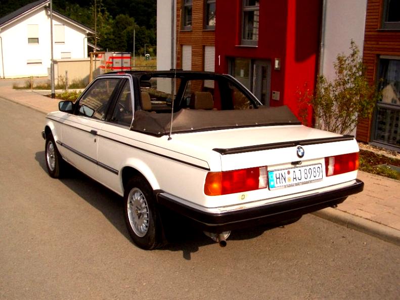 BMW 3 Series Cabriolet E30 1986 #48
