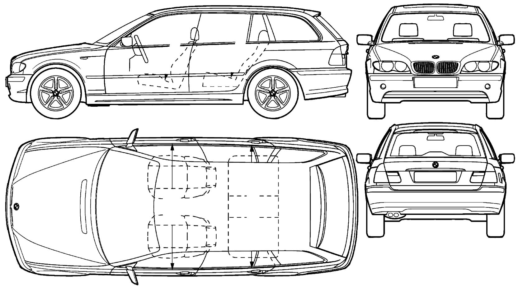 BMW 3 Series Touring E46 2001 #43