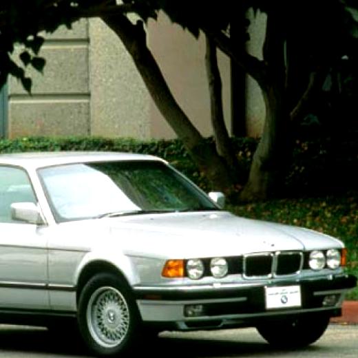 BMW 7 Series E32 1986 #9