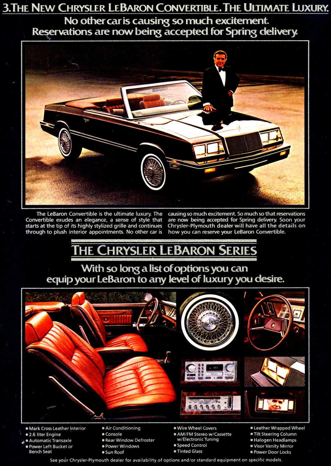 Chrysler LeBaron 1982 #50