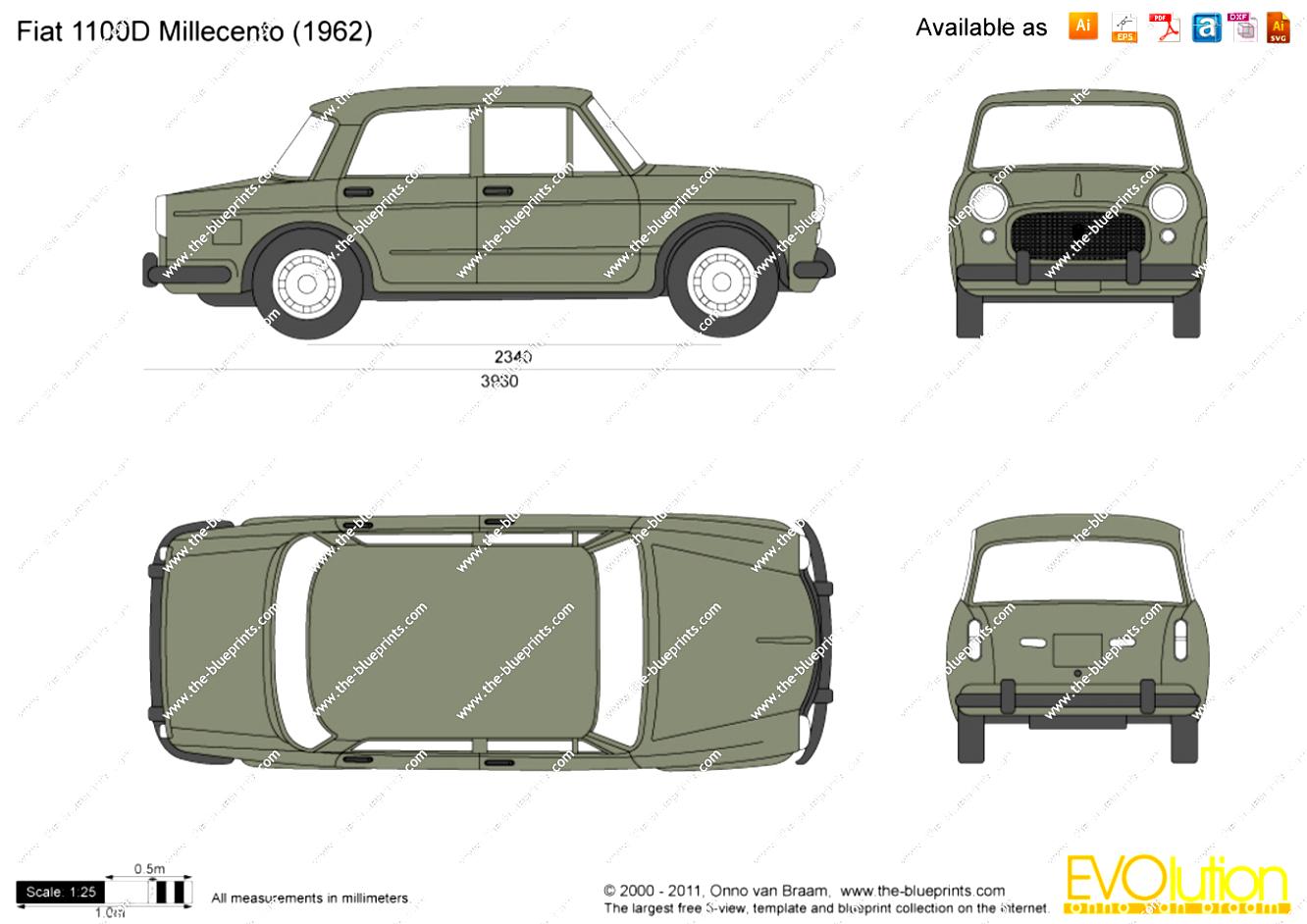 Fiat 1100 D 1962 #36