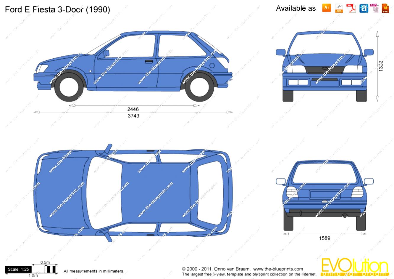 Ford Fiesta 3 Doors 1994 #11