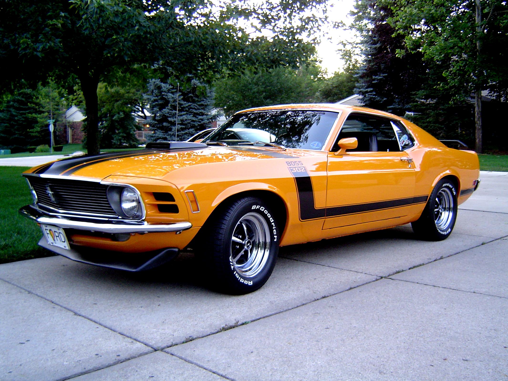 1970 Ford Mustang Mach 1 R code Orange - BenzaMotors