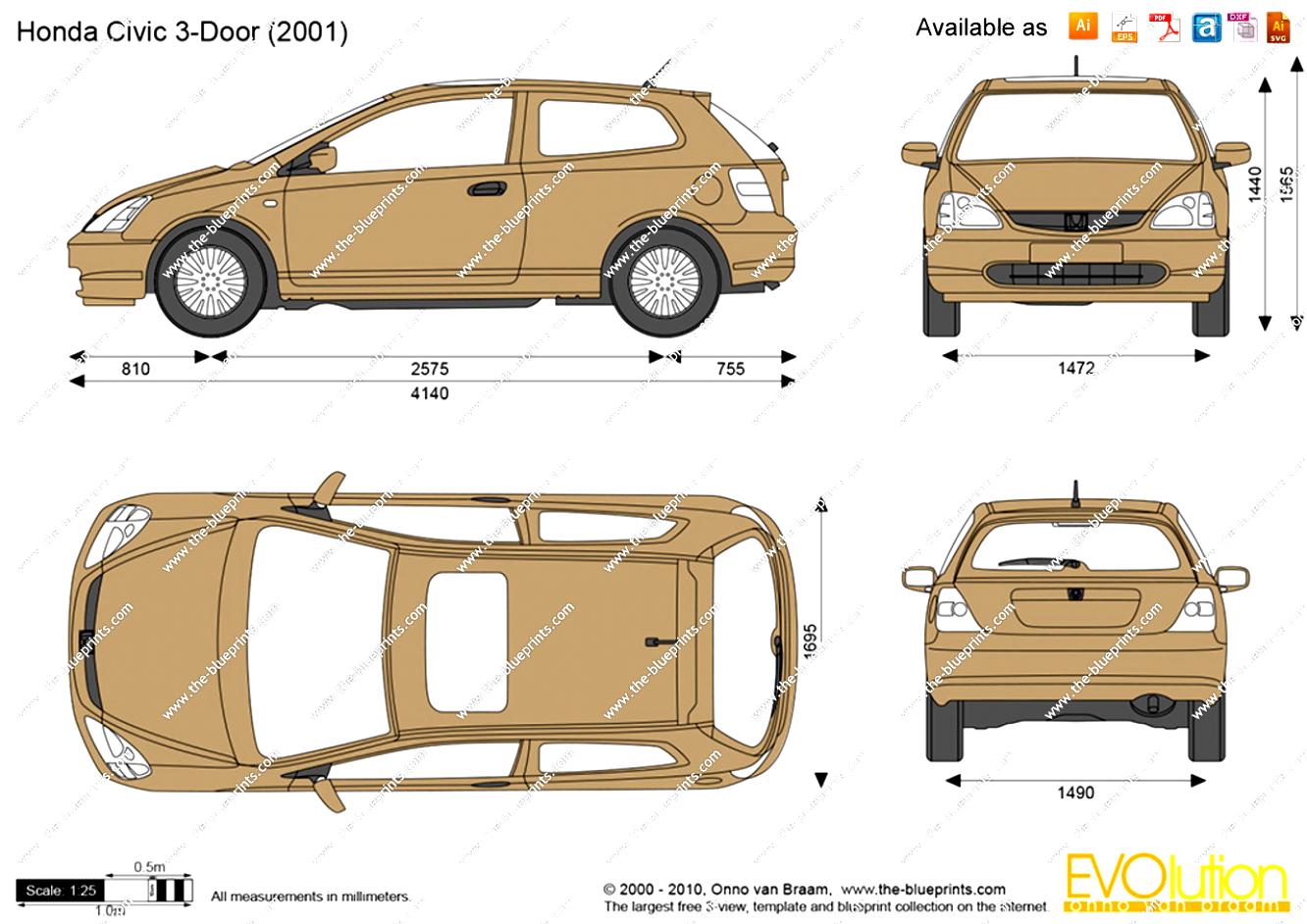 Honda Civic 3 Doors 2001 #2