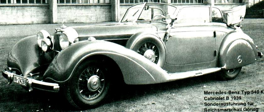 Mercedes Benz Typ 540 K Spezial-Coupe W29 1939 #5