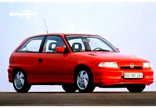 Opel Astra 3 Doors 1991 #7