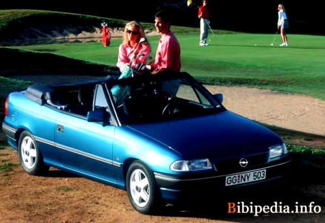 Opel Astra Cabriolet 1993 #10