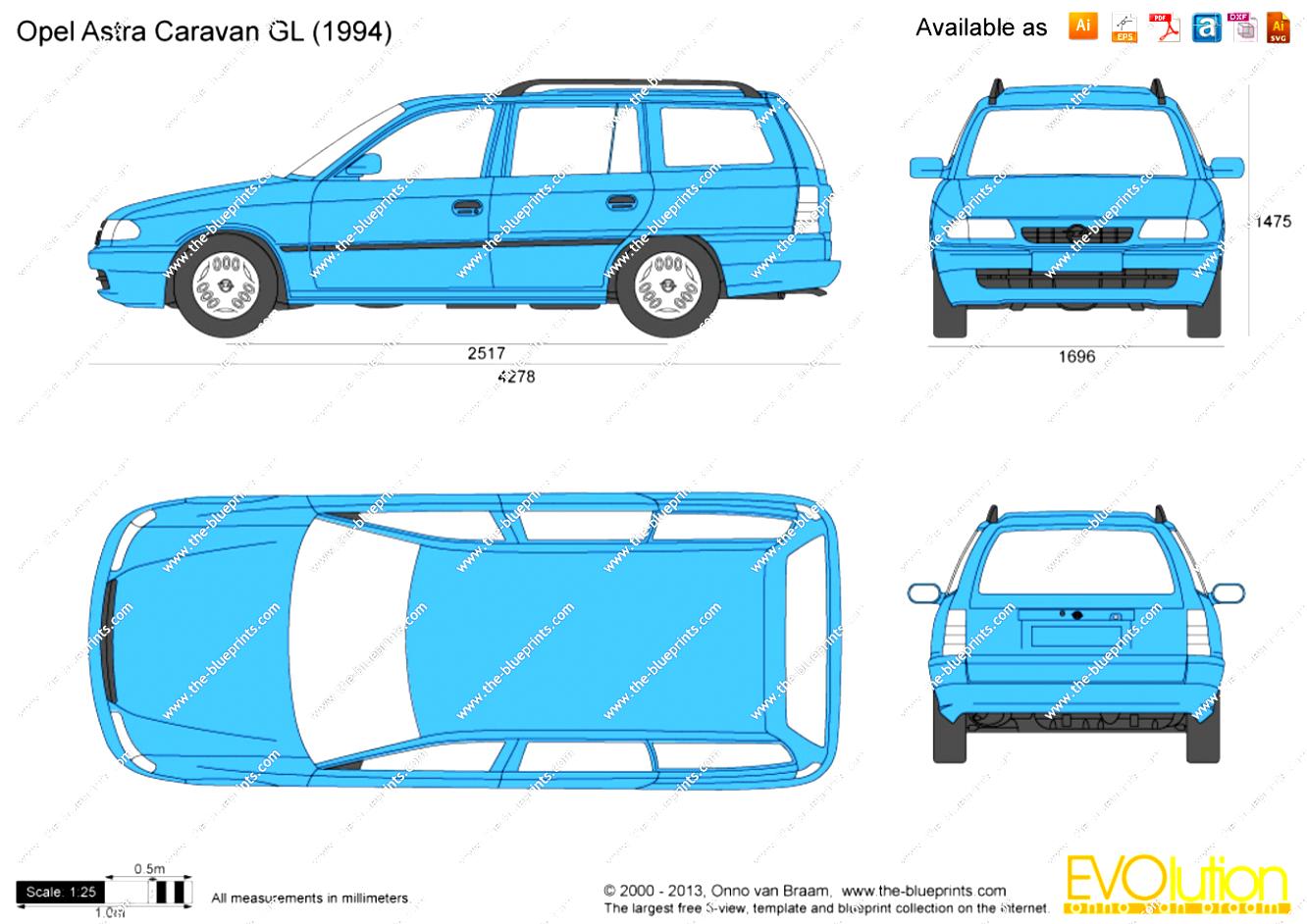 Opel Astra Caravan 1994 #14