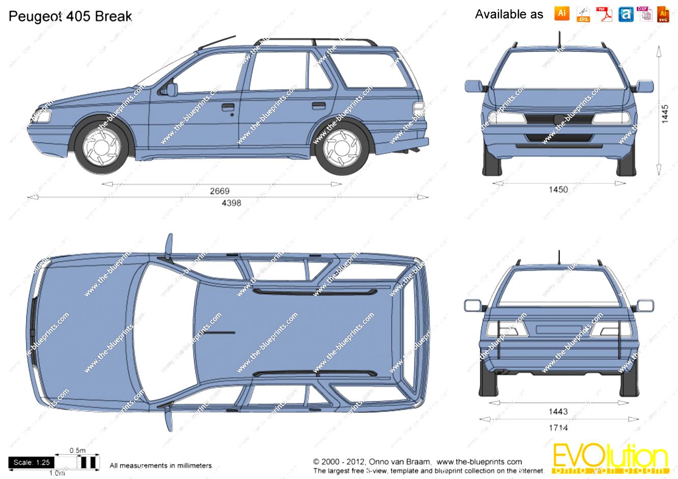 Peugeot 405 Break 1988 #27