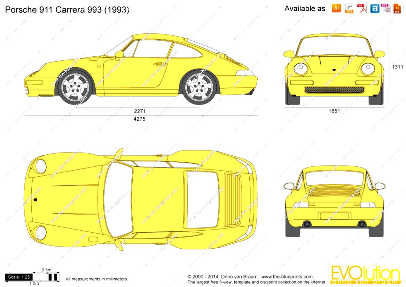 Porsche 911 Carrera 993 1993 #46
