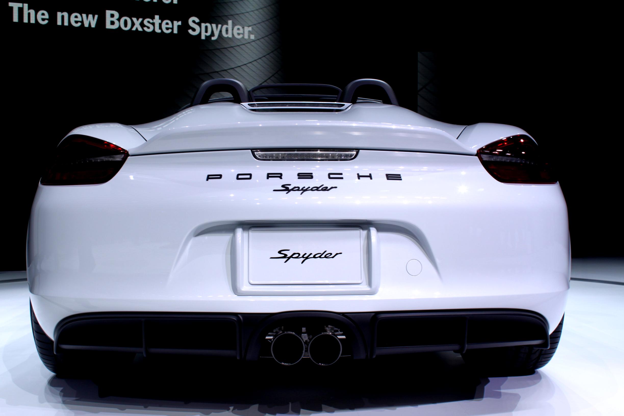 Porsche Boxster Spyder 2016 #23