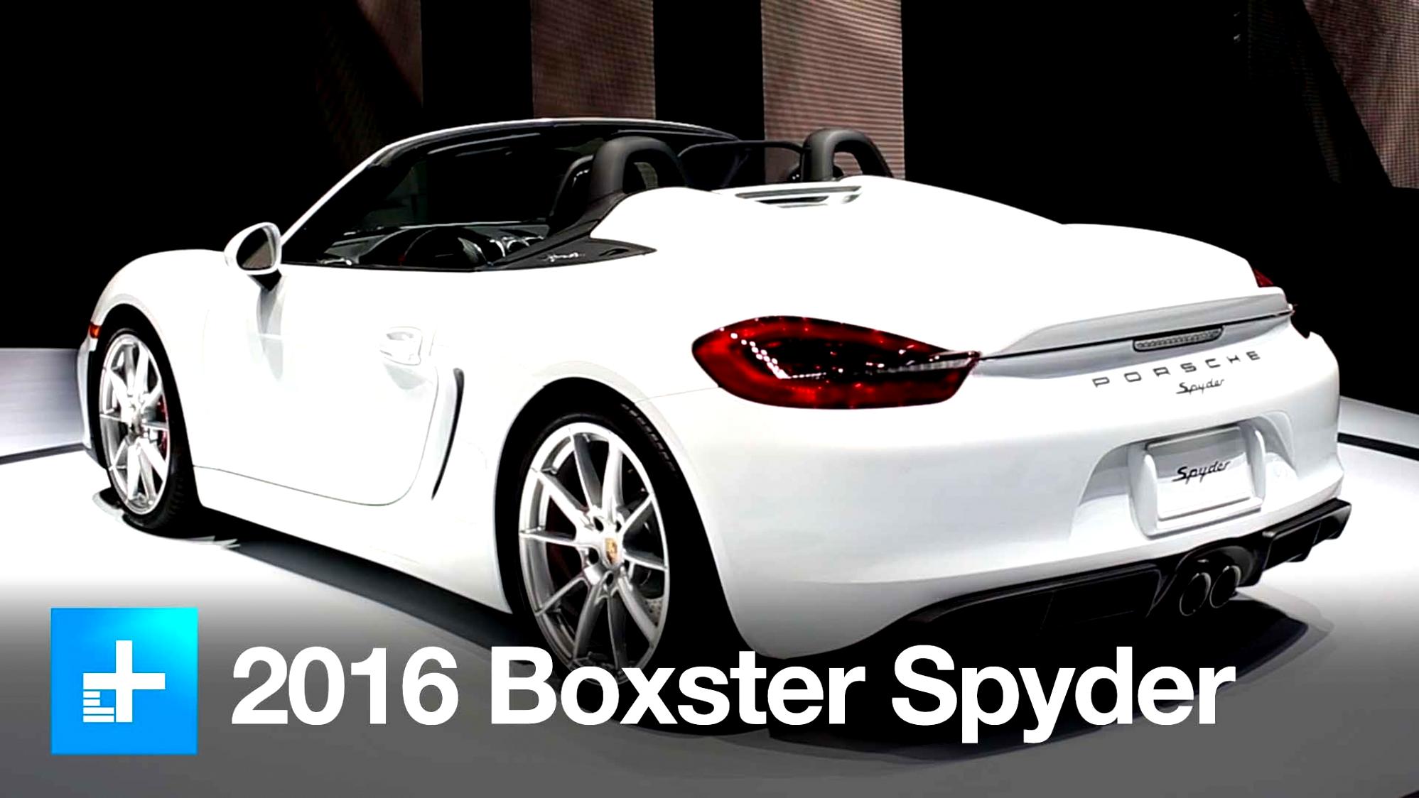 Porsche Boxster Spyder 2016 #56