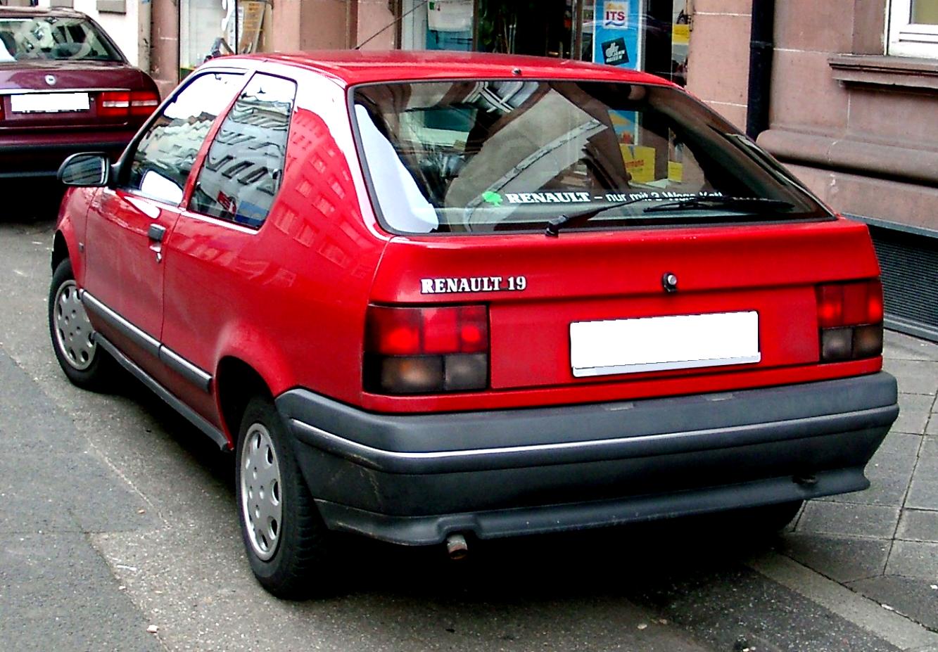 Renault 19 3 Doors 1988 #4