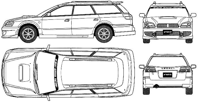 Subaru Legacy Wagon 2002 #48