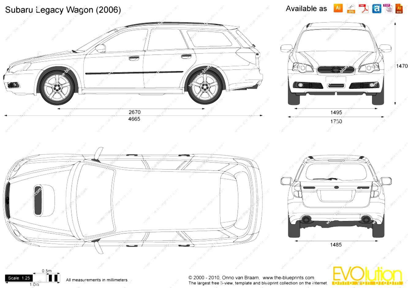 Subaru Legacy Wagon 2006 #56