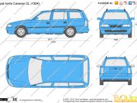 Opel Astra Caravan 1994 #14