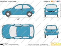 Opel Corsa 3 Doors 1993 #07