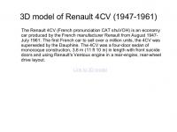 Renault 4 CV 1947 #27